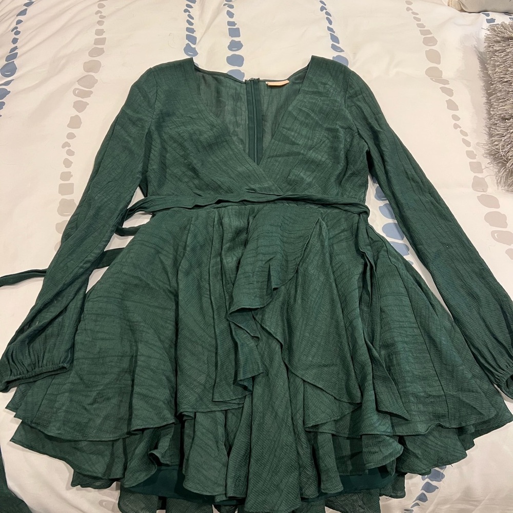 Elegant Green Women's Dress